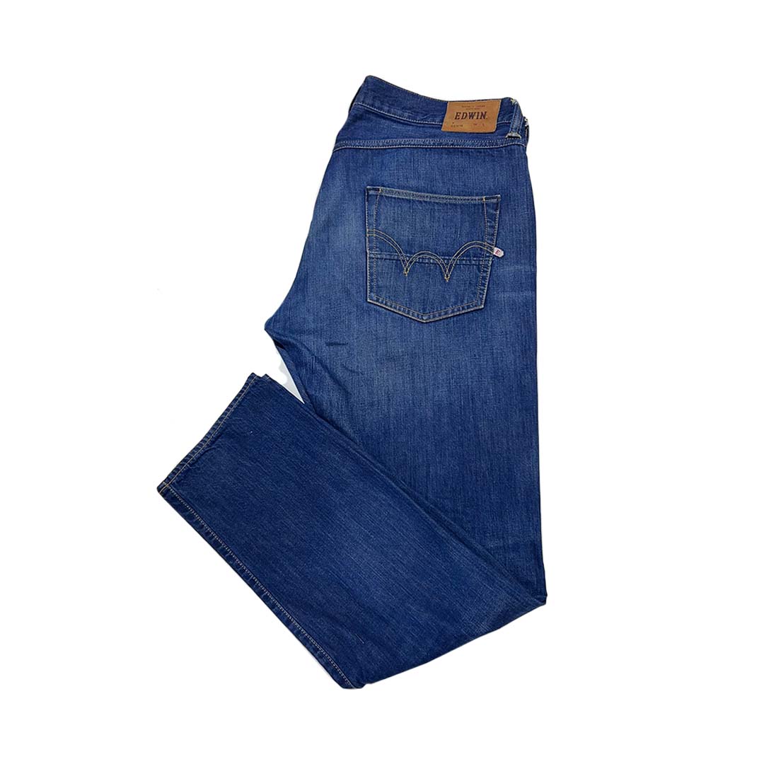 Edwin ED-55 stone was denim jeans W36 L34 *ReNew