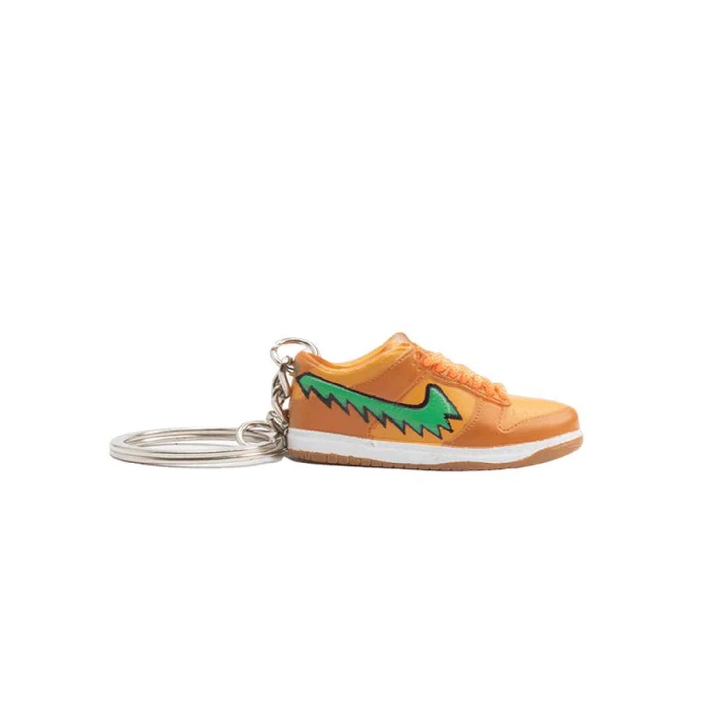Inspired By Nike SB Dunk X Grateful Dead Orange Green Keyring