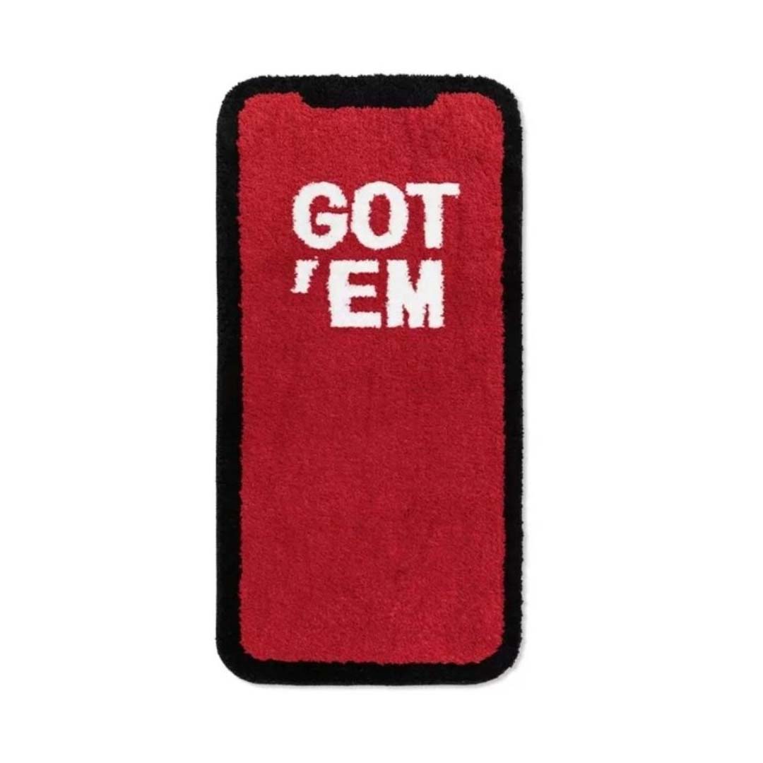 GOT EM Rug Red Black