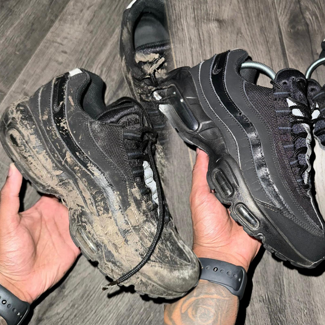 Hype23 Sneaker Cleaning Before and After - Transformation of Footwear