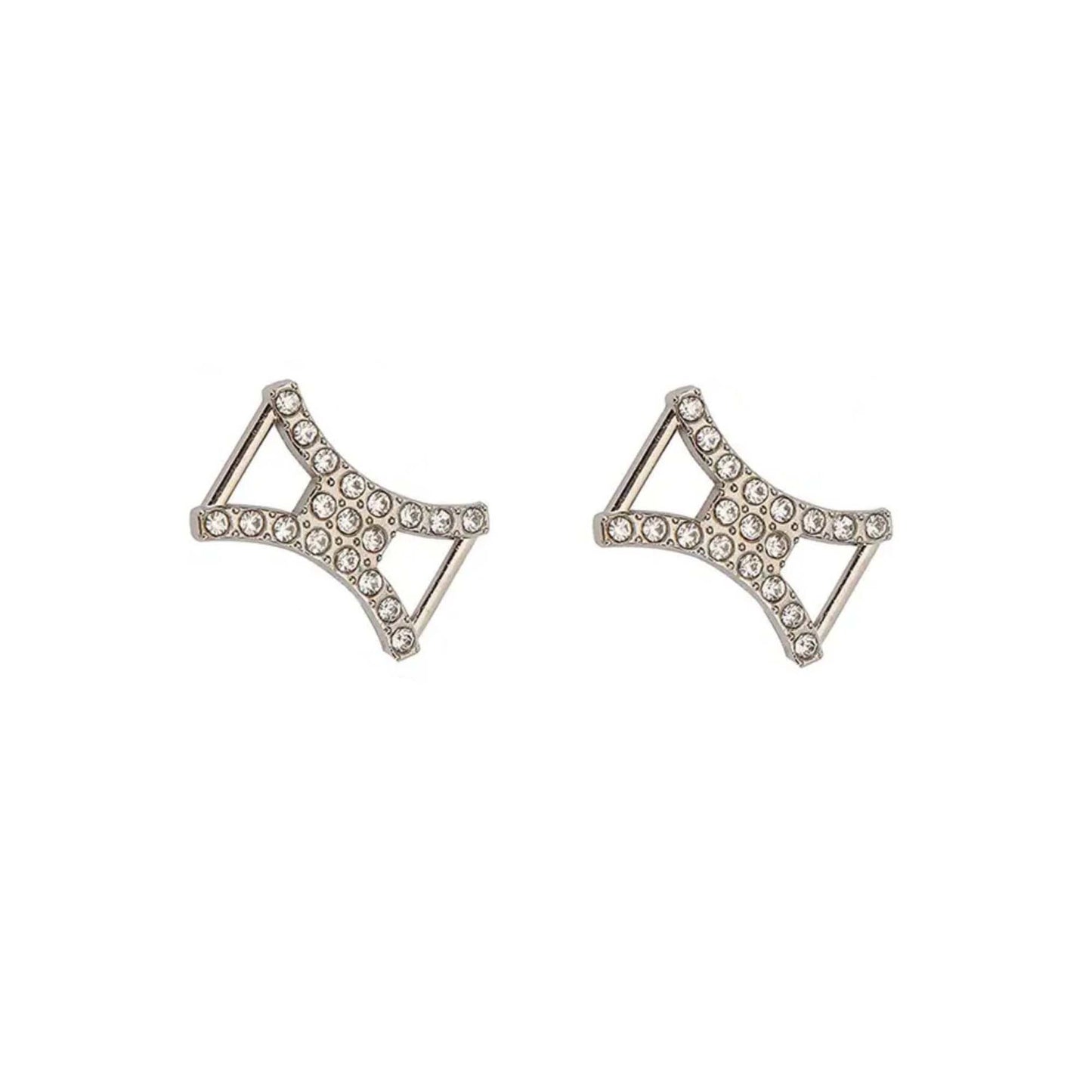 Silver Jewel Lace Buckle