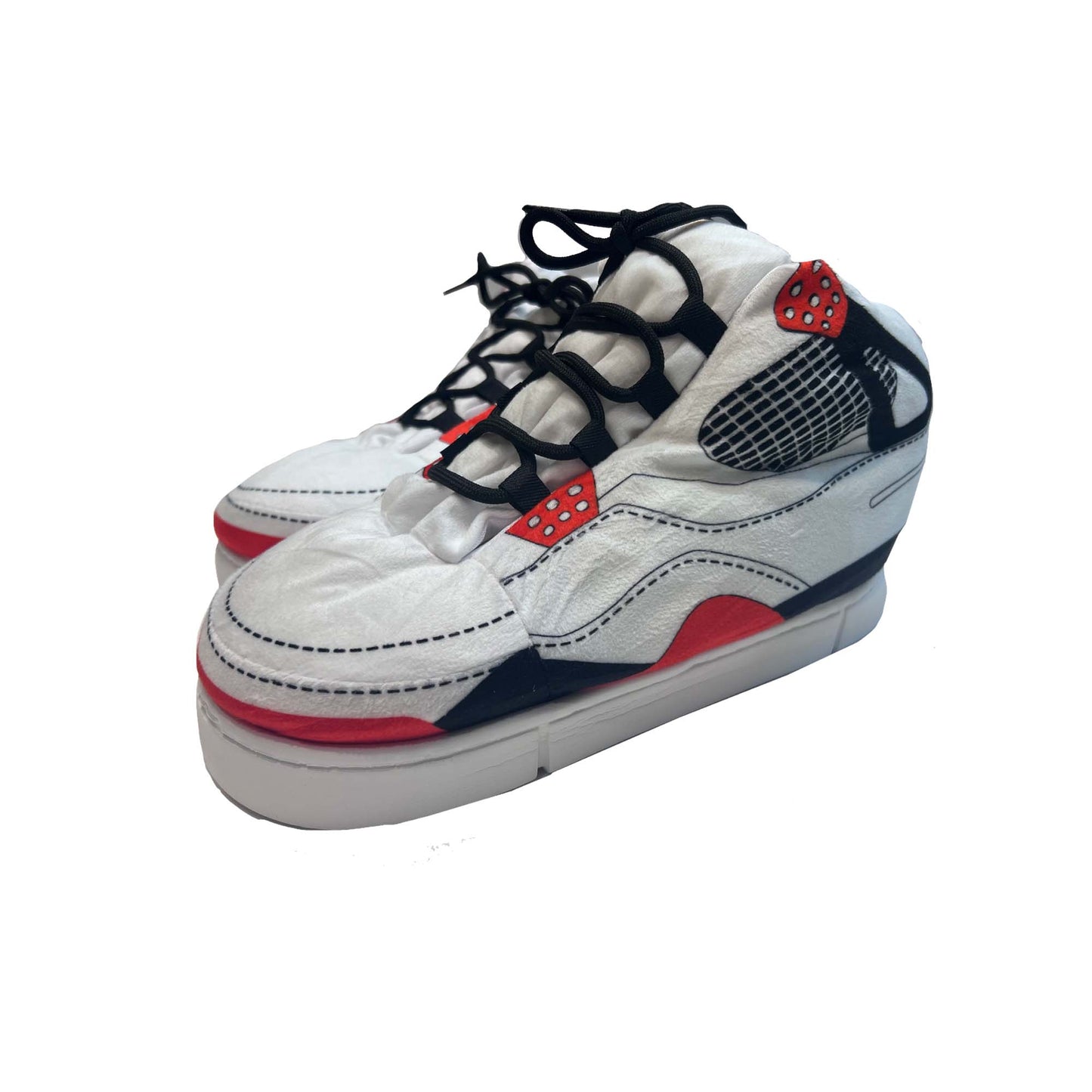Jordan 4 Fire Red Hard Sole Slippers