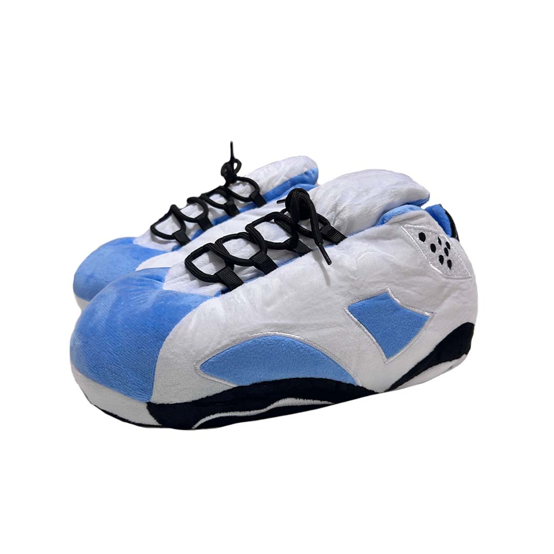 Jordan 6 Blue And White Slippers