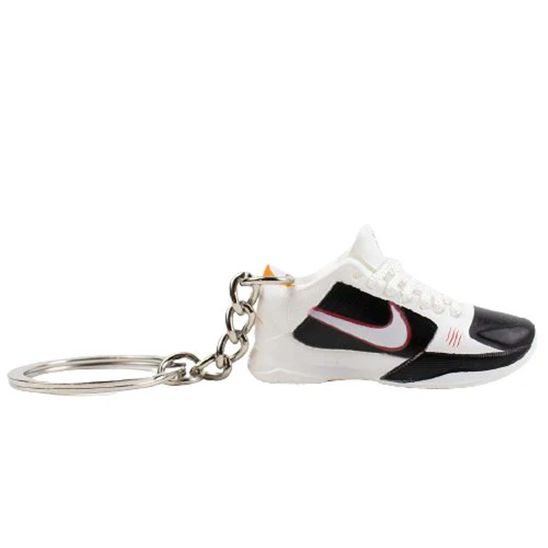 Inspired By Kobe 5 White Black Red Keyring