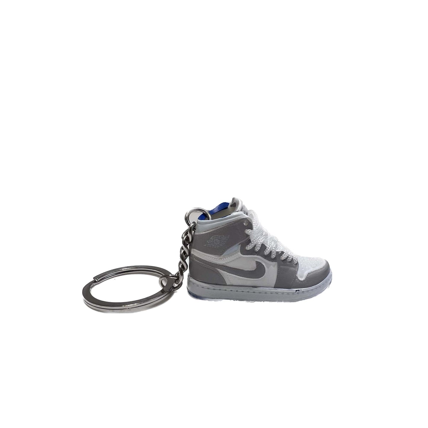 Inspired By Jordan 1 Grey White Keyring