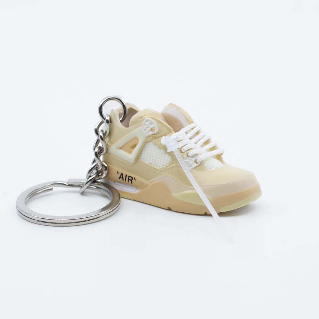 Inspired By Jordan 4 off white Keyring
