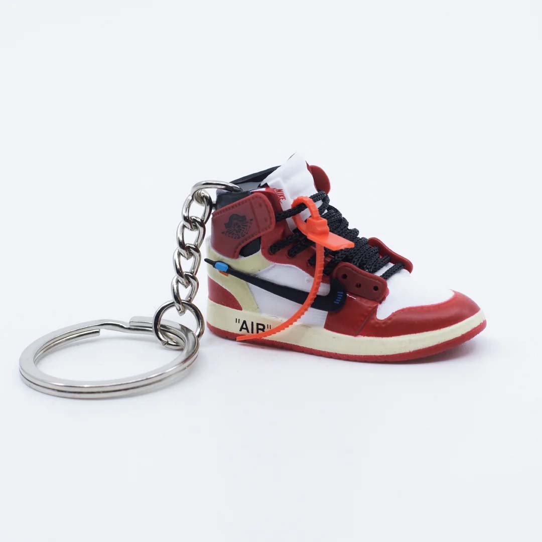 Inspired By Jordan 1 X Off White Chicago Keyring
