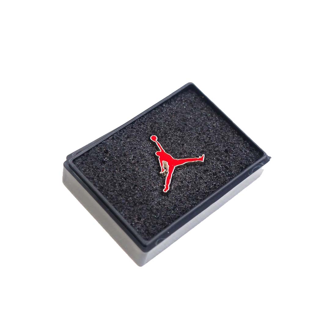 Jumpman Pin Badge Red