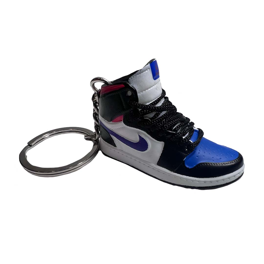 Inspired By Jordan 1 Red Blue Keyring
