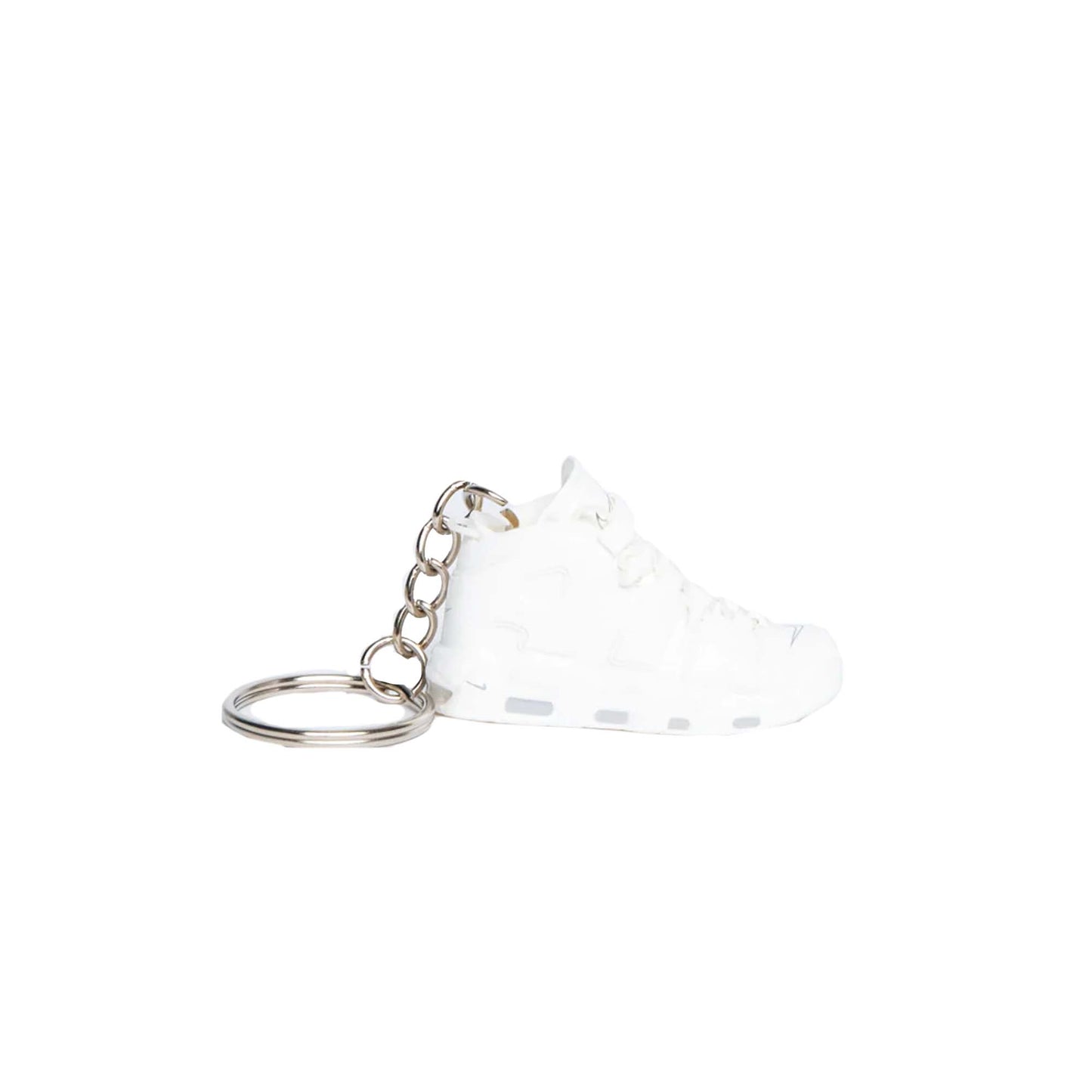 Inspired By Nike Uptempo White Keyring