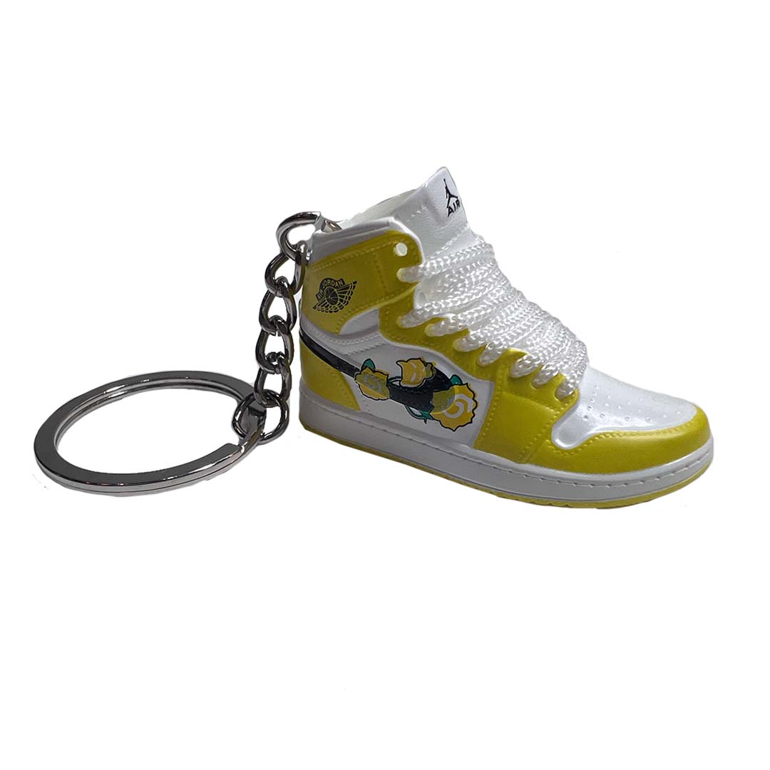Inspired By Jordan 1 Yellow Rose Keyring