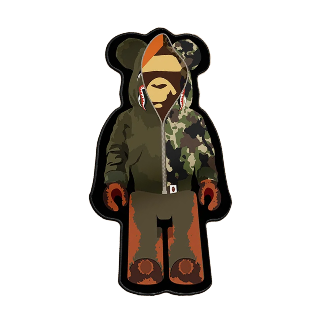 Inspired by KAWS BAPE Bear Brick Mat Rug