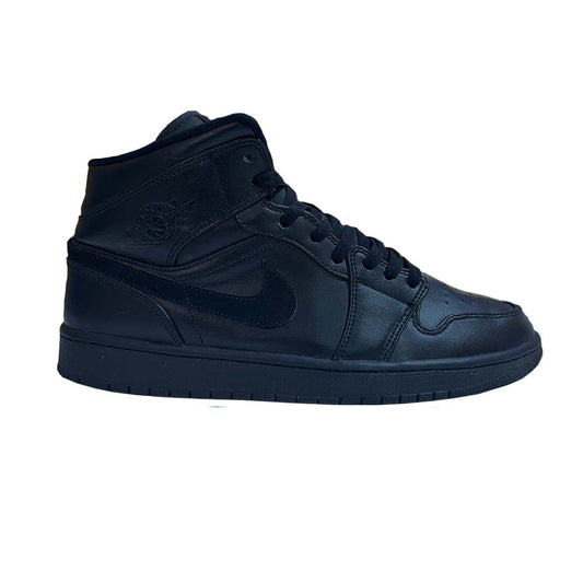 Nike Air Jordan 1 Mid Triple Black UK 11.5 *ReNew