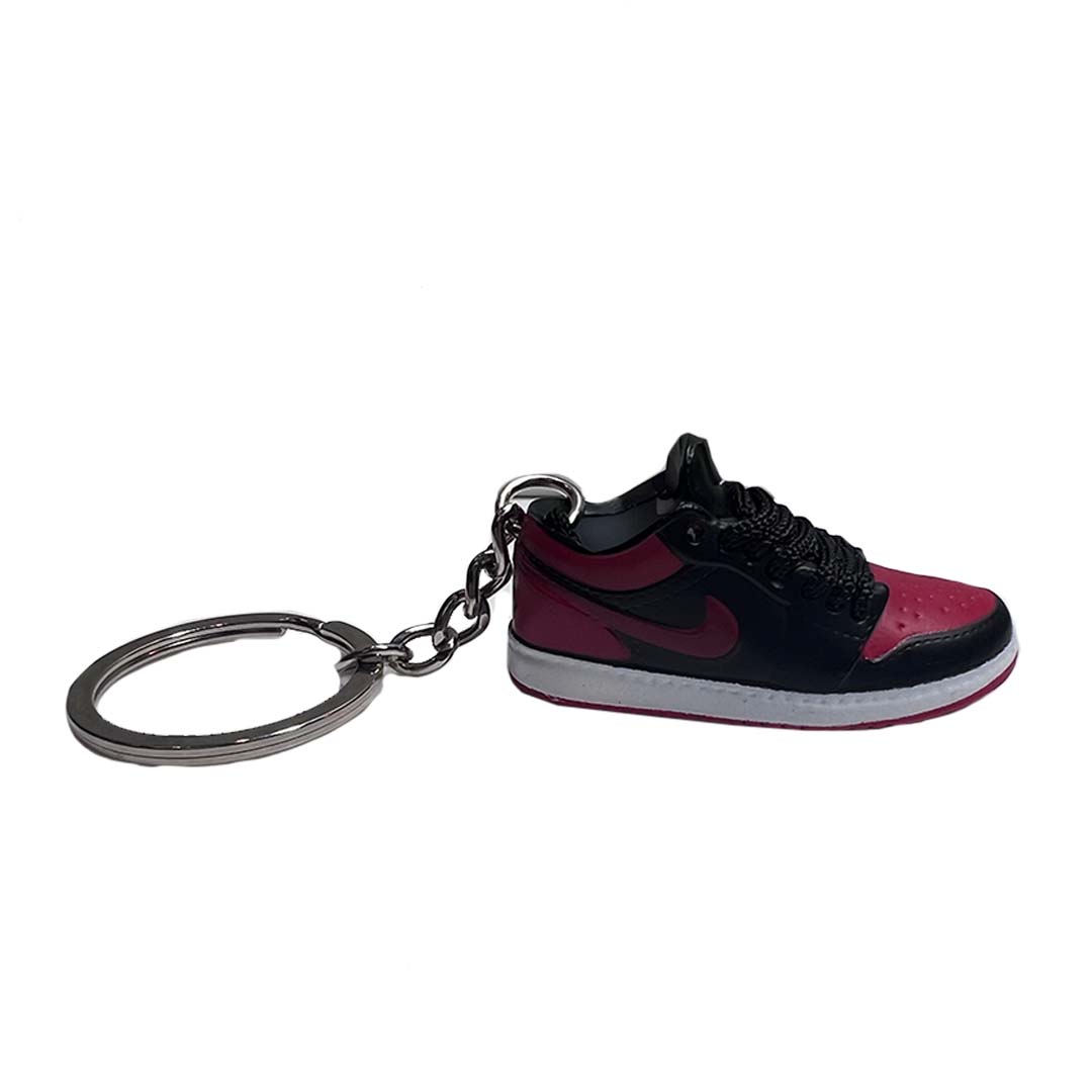 Inspired By Jordan 1 Bred Low Keyring