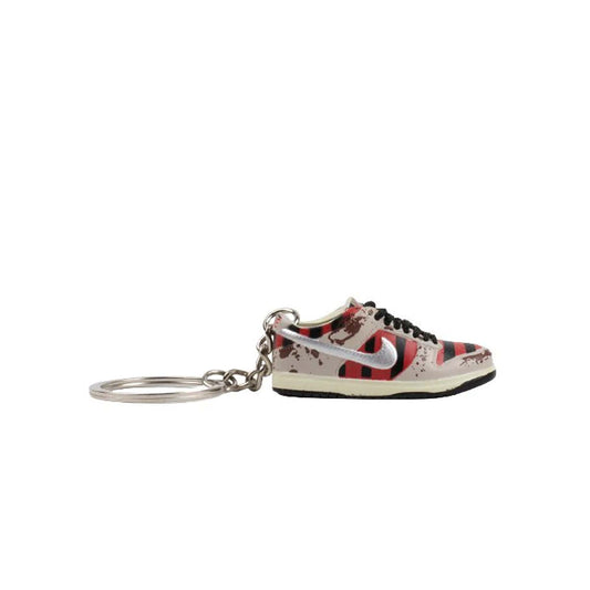Inspired By Nike SB Dunk Freddy Krueger Keyring