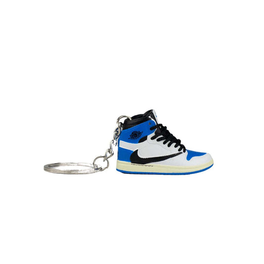 Inspired By Air Jordan X Fragment X Travis Scott Keyring (black lace)