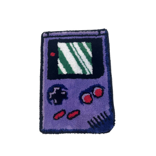 Games Console Inspired Purple Tufted Rug Carpet Mat