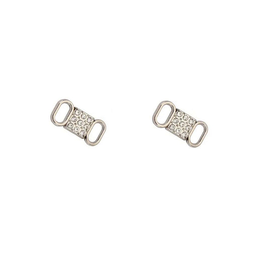 Small Silver Jewel Lace Buckle