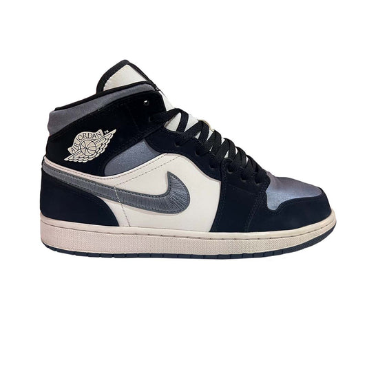 Nike Air Jordan 1 Mid SE Satin Grey UK10 *ReNew