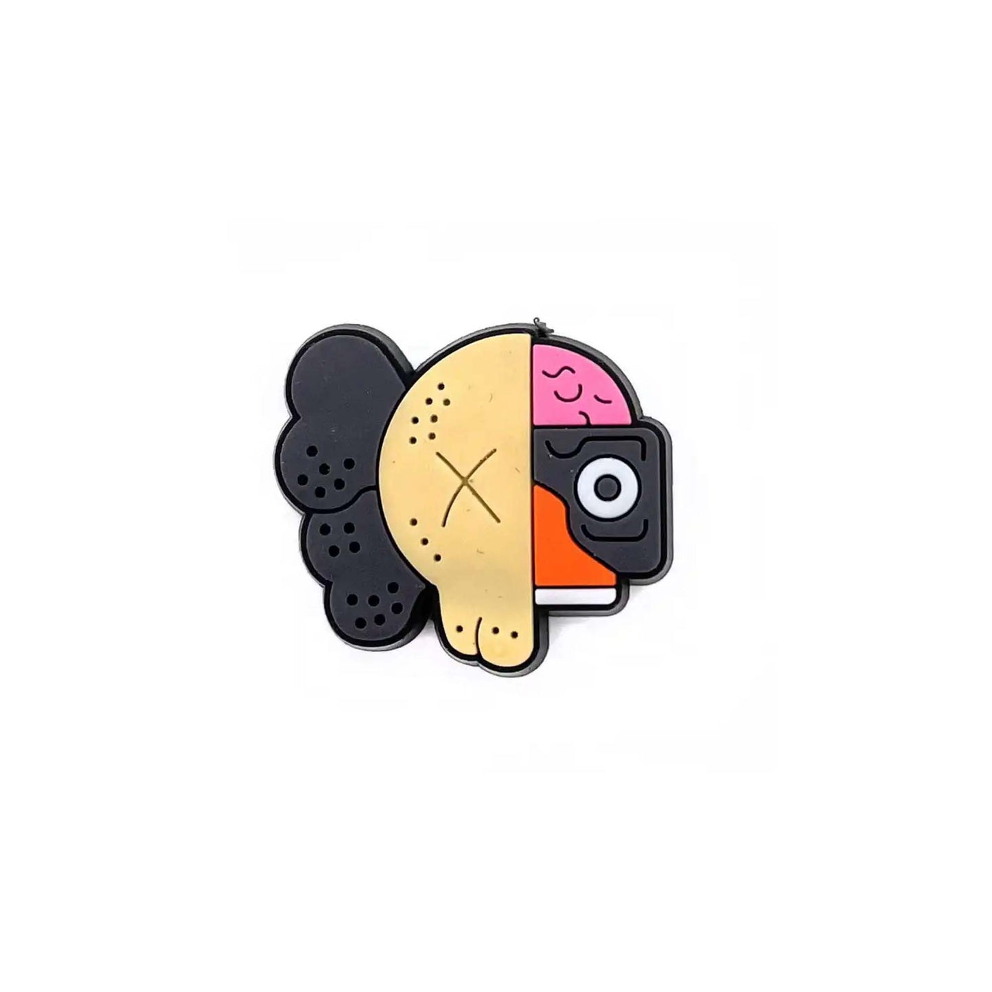 Kaws Half Head Croc Charm