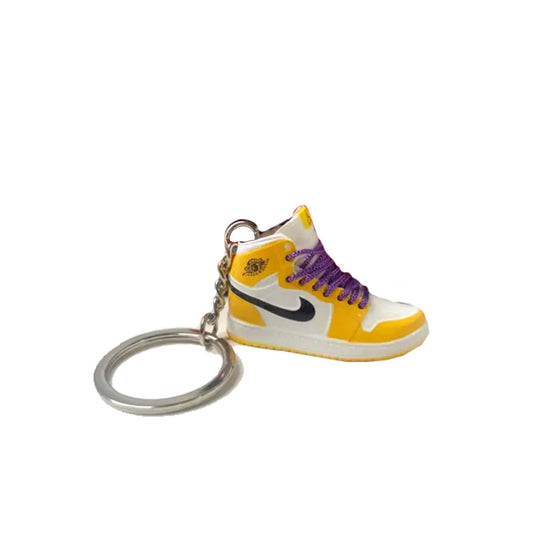 Inspired By Air Jordan 1 Lakers Keyring