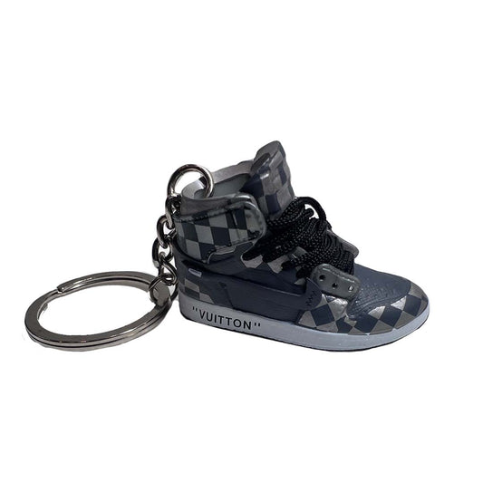 Inspired By Lv X Jordan 1 Grey Keyring