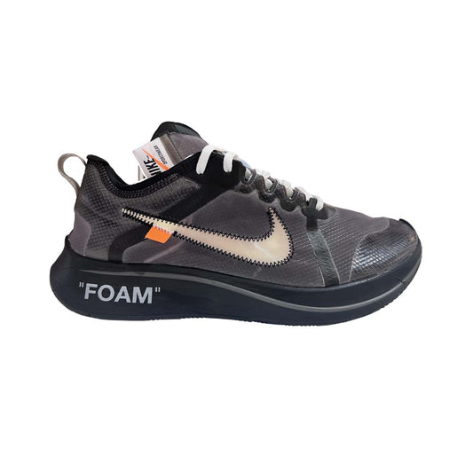 Nike X Off White Zoom Fly Black Silver UK10 *ReNew