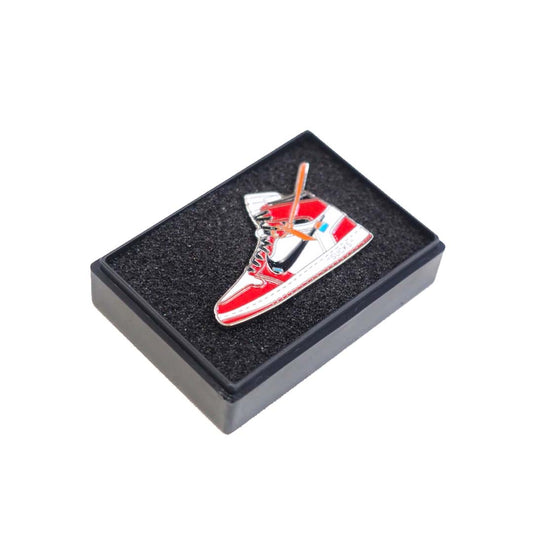 Jordan 1 X Off White Chicago Pin Badge