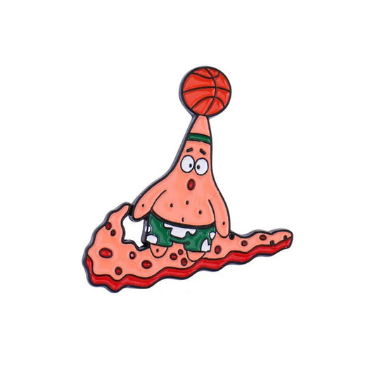 PatTick Basketball Pin Badge