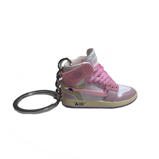 Inspired By Jordan 1 X Off White Pink Keyring