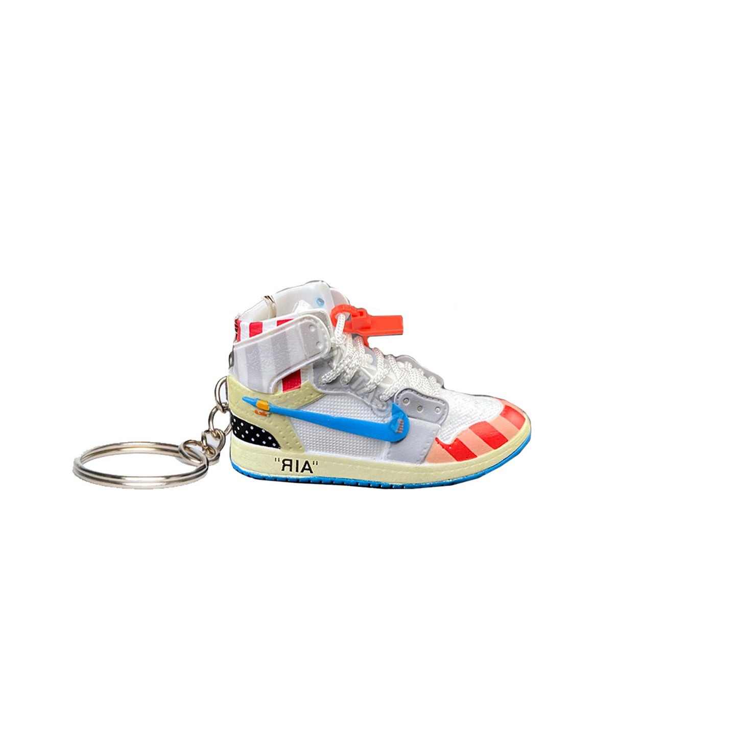 Inspired By Air Jordan 1 x Parra x Off White Keyring