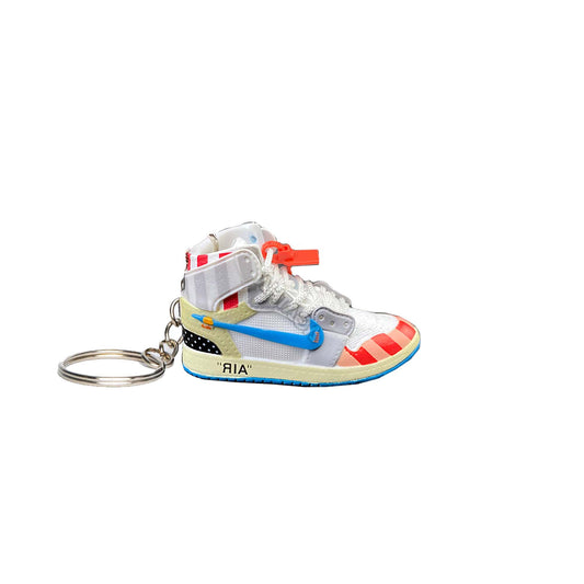 Inspired By Air Jordan 1 x Parra x Off White Keyring