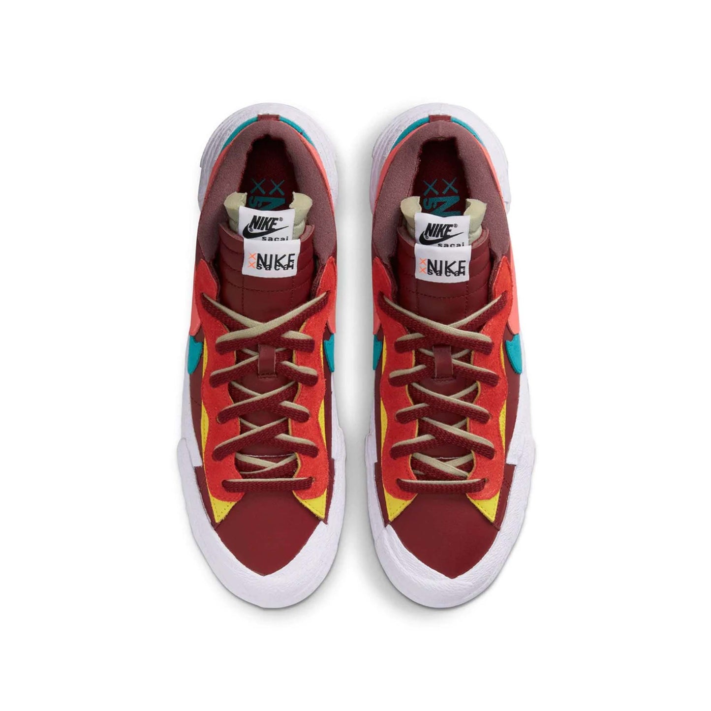 KAWS x Sacai x Nike Blazer Low ‘Team Red’ UK14