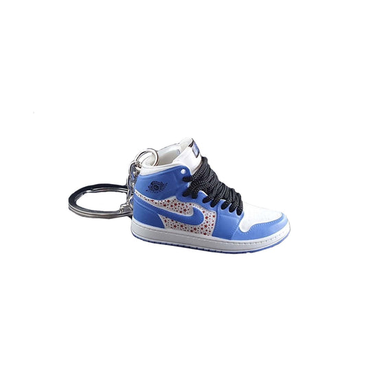 Inspired By Supreme X Jordan 1 Baby Blue Keyring