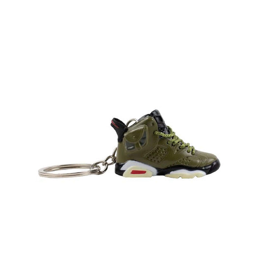 Inspired By Travis Scott X Jordan 6 Olive Keyring