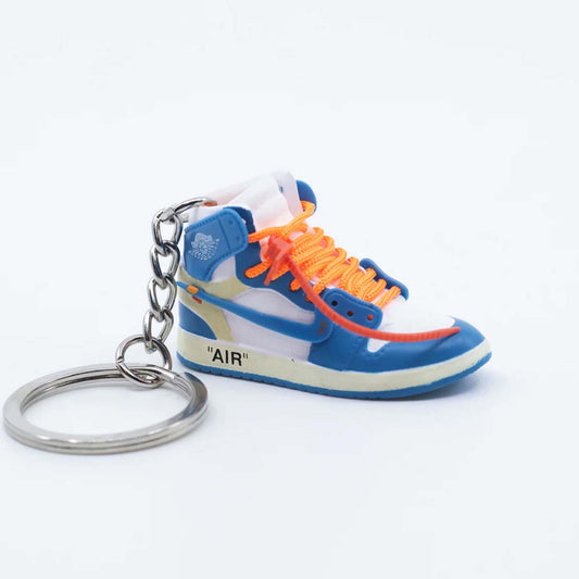 Inspired By Jordan 1 X Off White UNC Keyring