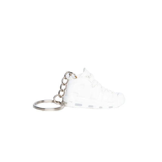 Inspired By Nike Uptempo White Keyring