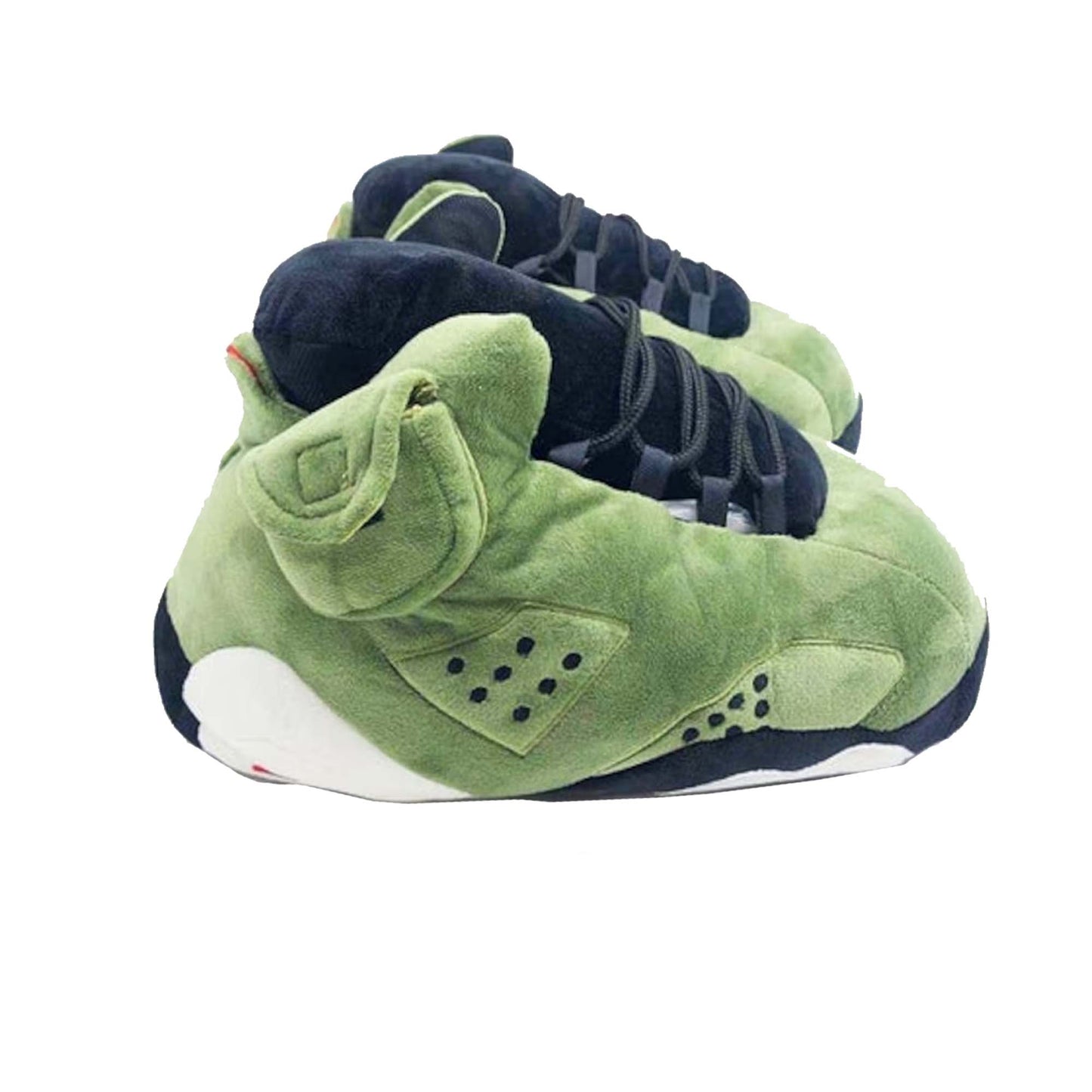 Jordan X Travis 6 Slippers "Olive"
